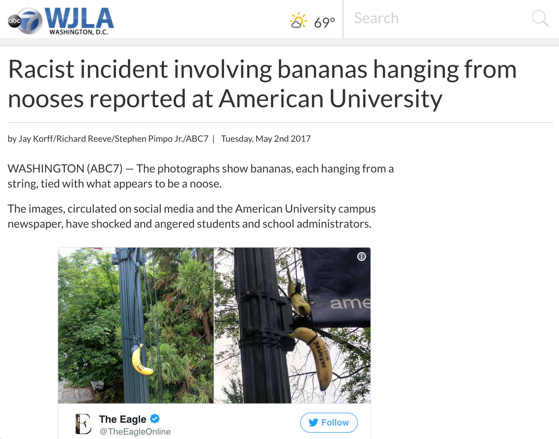 screen capture of the article, as it appeared online in 2017