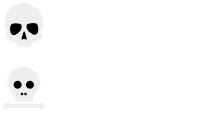 ícono para un linchamiento y ícono para la violencia callejera